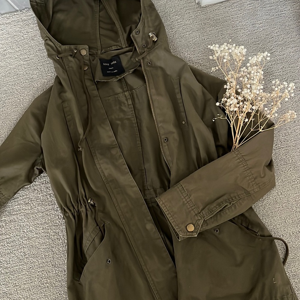 Deep green jacket